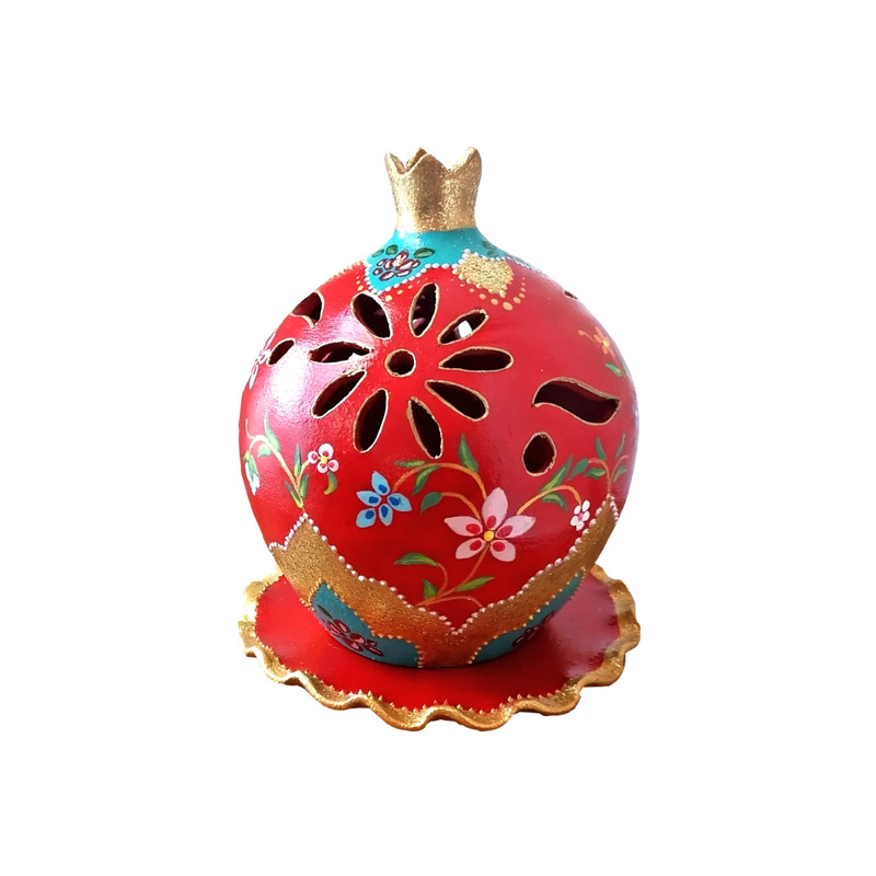 جاشمعی سفالی مدل انار