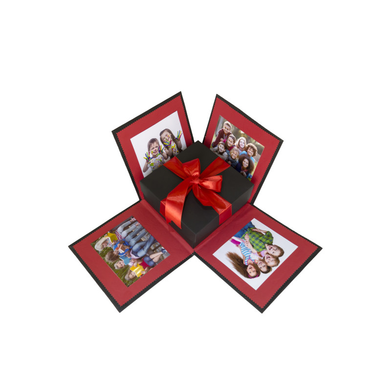 جعبه کادو طرح آلبوم عکس کد 111010010 سایز کوچک