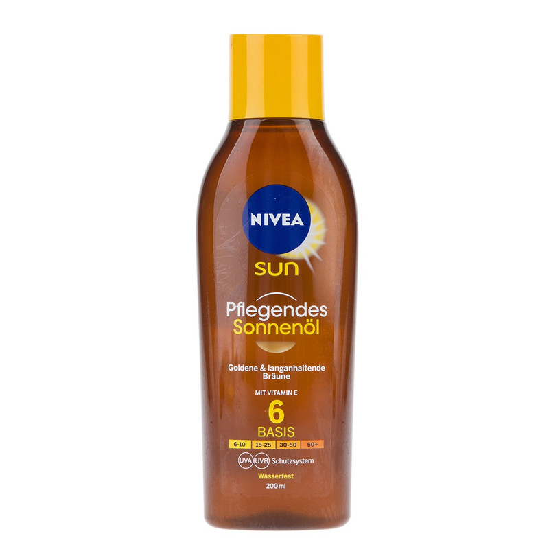 روغن برنزه کننده نیوآ مدل Sun با SPF6 حجم 200 میلی لیتر