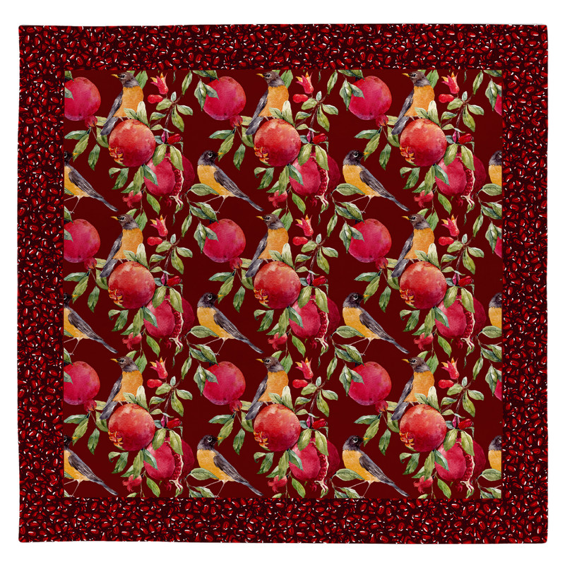 رومیزی طرح انار شب یلدا کد 956