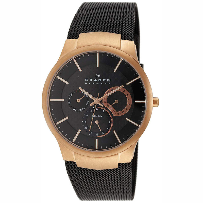 ساعت مچی عقربه‌ای مردانه اسکاژن دانمارک مدل 809XLTRB