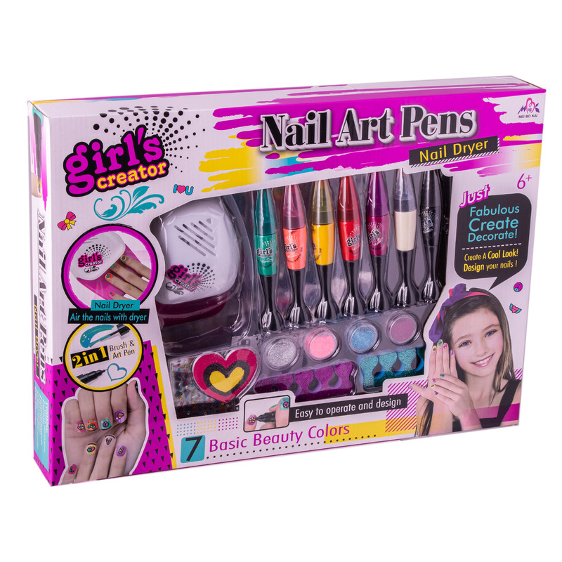 ست اسباب بازی لوازم آرایشی مدل طراحی ناخن