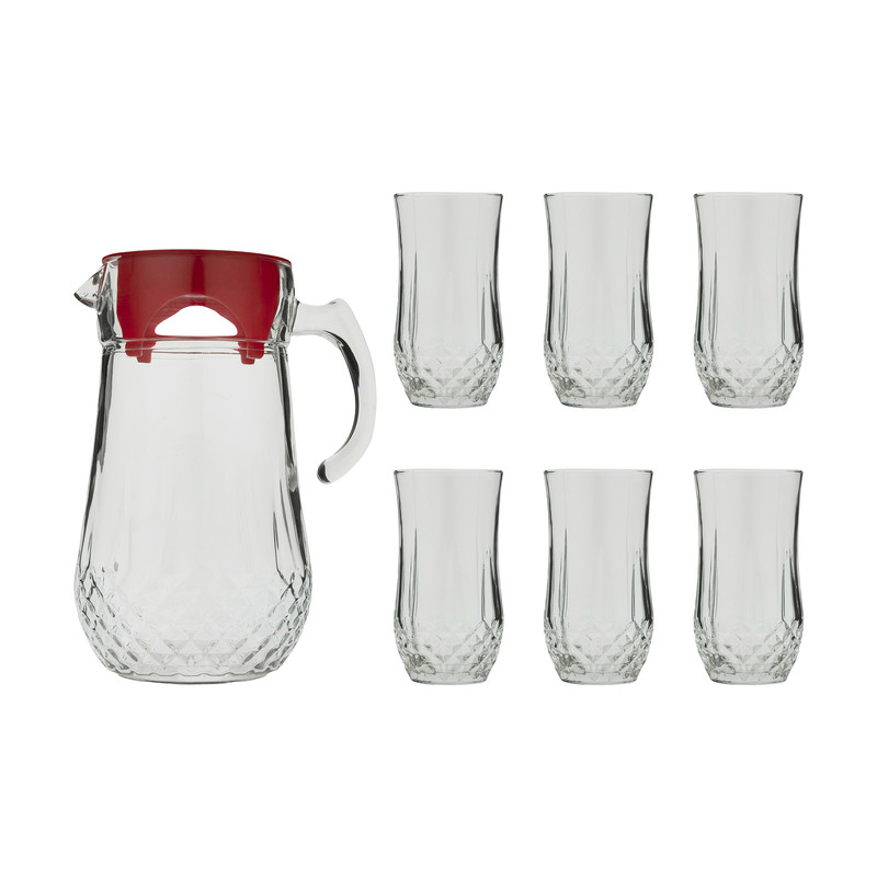 ست پارچ و لیوان 7 پارچه نوری تازه سری اپرا مدل 242106W	