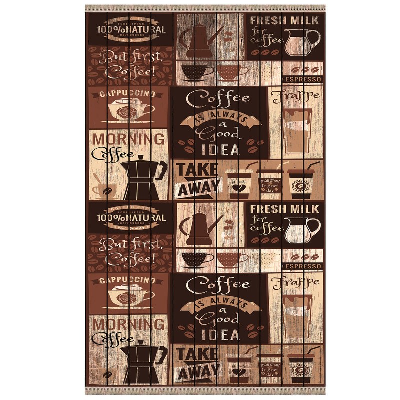 فرش پارچه ای مدل ترنزدار طرح آشپزخانه کد A320