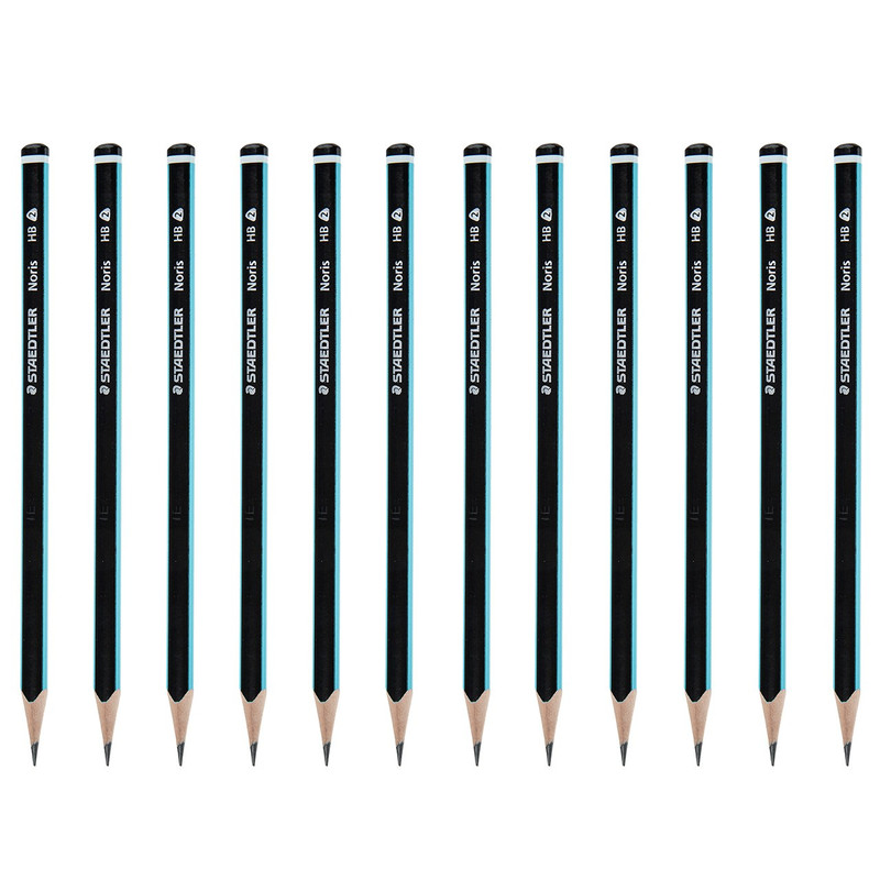 مداد مشکی استدلر مدل Noris بسته 12 عددی