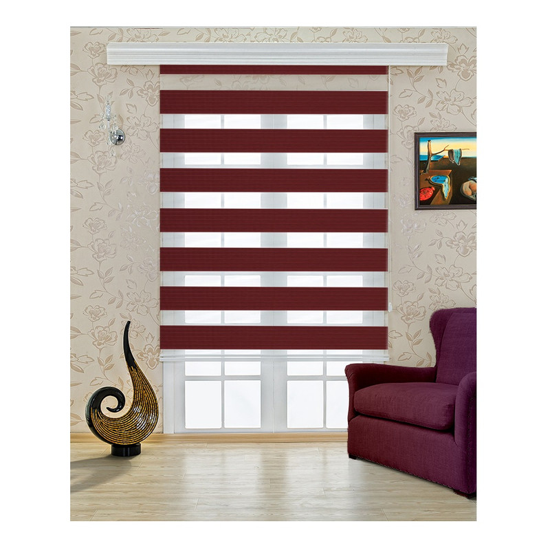 پرده زبرا زیو کد 627 سایز 150 × 125 سانتی‌متر