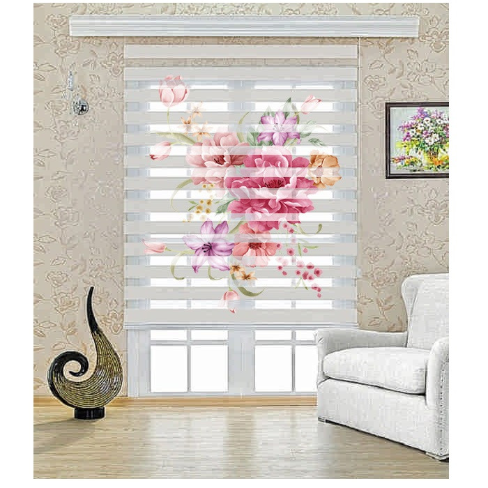  پرده زبرا زیو کد ZHO001 سایز 200 × 150 سانتی‌ متر