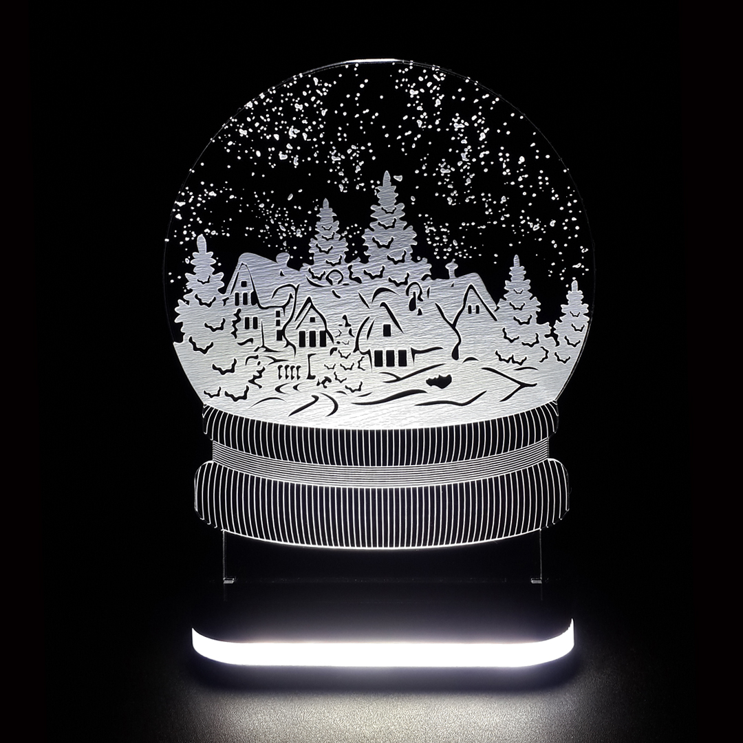 چراغ خواب طرح گوی برفی کد 1085