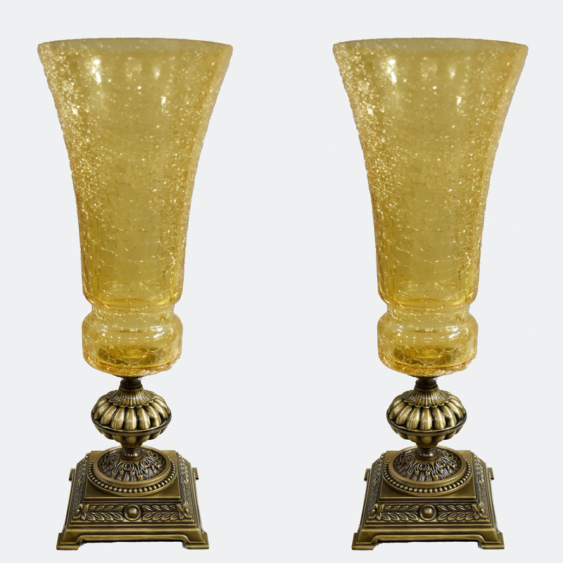 گلدان دکوری مدل آبگز كد 800 بسته 2 عددي