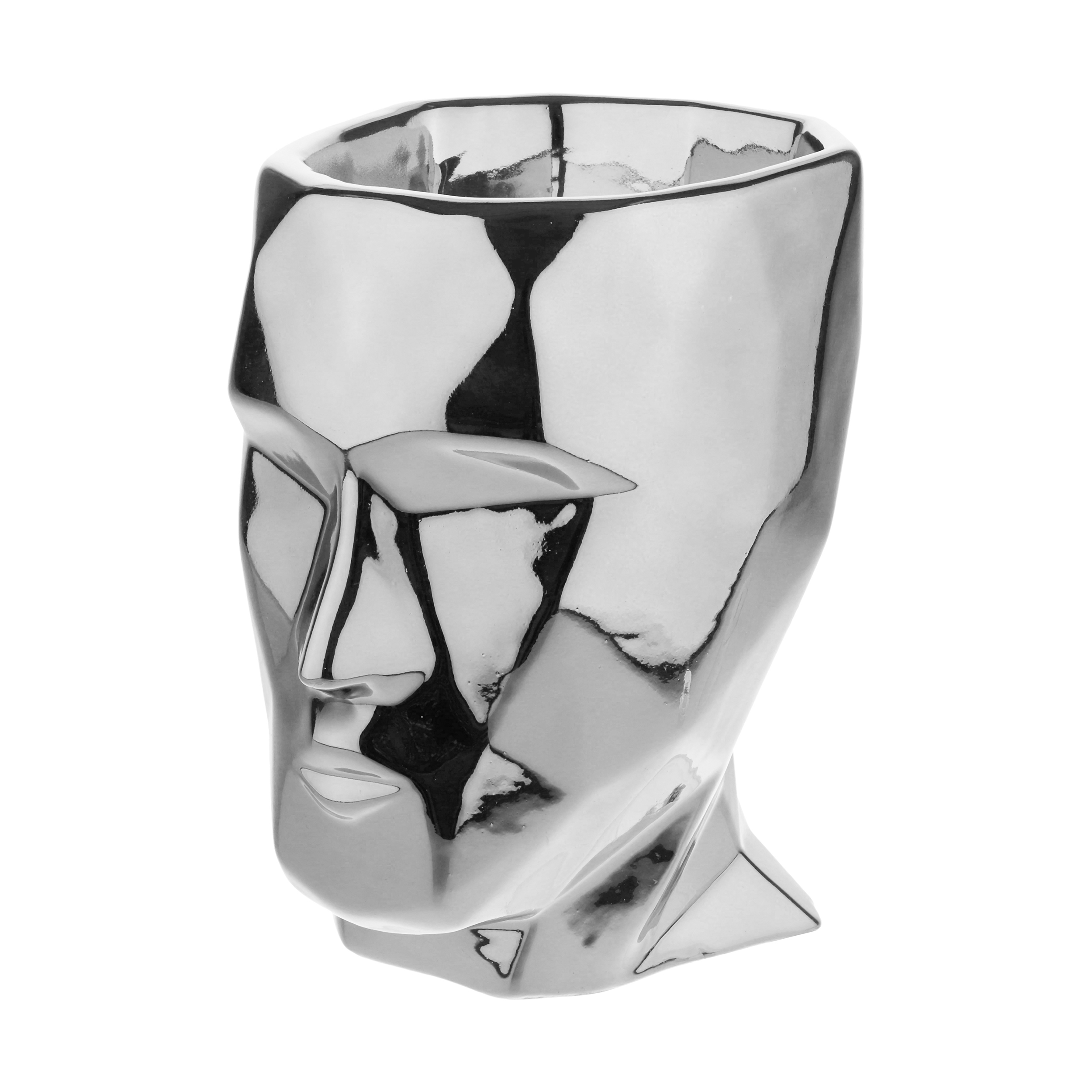 گلدان دکوری مدل صورت انسان کد 001