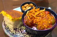 طرز تهیه‌ی خورش قیمه با مرغ