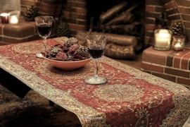 خرید جدیدترین ست رومیزی ترمه/ قیمت ترمه اصل و شیک